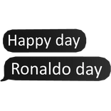 Happy day ronaldo day