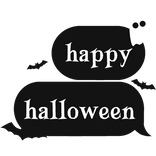 Happy Halloween text