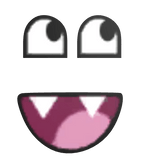 happy vampire teeth addon