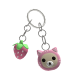 harajuka kawaii bear cat key chain