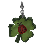 harajuku clover with ladybug keychain!! ˚｡⋆