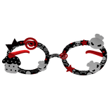 harajuku dark decora qt decoden emo scene glasses