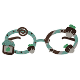 harajuku decora decoden sweet mint choco glasses