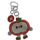 harajuku decora silly apple keychain