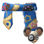 ♡ Harajuku Igari Blue Designer Mouse Scarf 🐁🍪