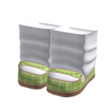 harajuku igari mary janes w/ legwarmers green