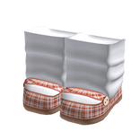 harajuku igari mary janes w/ legwarmers red white