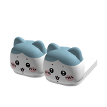 3.0 chiikawa hatchiware blue cat slippers