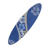 Hawaii summer hibiscus surf board