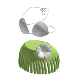 Hawaiian Bikini w/ Hibiscus Skirt