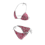 Hawaiian Print BIkini Swimsuit Hot Pink