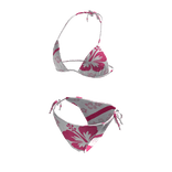 Hawaiian Print BIkini Swimsuit Hot Pink