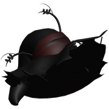 Hay Scarecrow Witch Hat | Black & Red