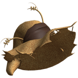 Hay Scarecrow Witch Hat | Brown