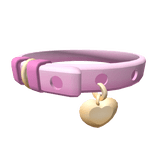 Hazel Typh pink heart collar (1.0)