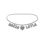 hazza and layla matching bff necklace