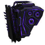 HDRT Cyber Speaker Shoulder Right Purple