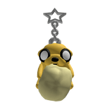he only need one popcorn jake the dog keychain