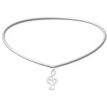 ୨୧ heart music note necklace 3.0