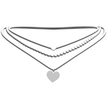 heart necklace (White)