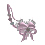 Heart Shaped Coquette Spikes Lace Bag 