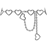 Heart Silver Waist Chain 3.0