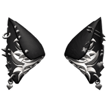 Heavily Pierced Black Cat Ears 3