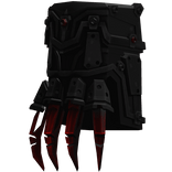 Heavy Grimdark Cybernetic Power Claw Gauntlet - L