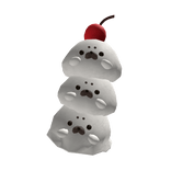 helado blanco