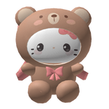 Hello kitty bear plushie