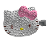 Hello Kitty Rhinestone Clip