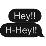 Hey!! H-Hey!! text