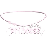 ୨♡୧ pink and white polkadot princess necklace