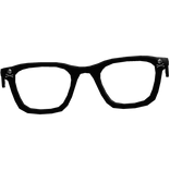(high) Tilted Emo Vkei Skull Glasses 