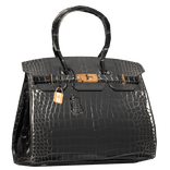  Himalayan Crocodile Birkin Shoulder Designer Bag 