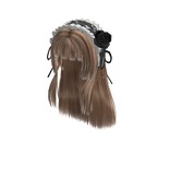 Hime Cut Lace Bonnet Hair - Blonde