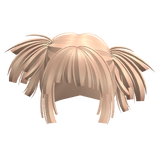 Hime Cut Tilted Pigtails (Blonde)