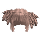 Hime Cut Tilted Pigtails (Milktea)