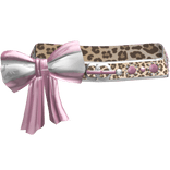 Himegal Leopard Gyaru Bow Belt 2000s Silver