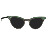 Hipster Glasses - Green