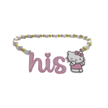 his hello kitty beaded necklace