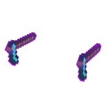 Holdable Both 8 Bit Enchant Diamond Scythes [Hand]