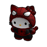 Holdable Cartoony Spider Kitty Plushie