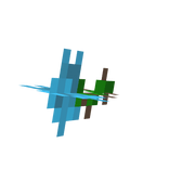 Holdable Cyan Flower