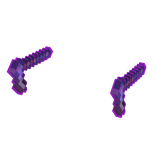 Holdable Dual Hell Steel 8Bit Nether Scythe [Hand]