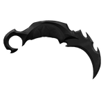 Holdable Karambit - Darkheart Black Void