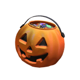 Holdable Orange Pumpkin Pail