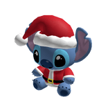 Holdable Santa Claus chritsmas Stitch alien 