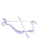 ♡ ꒰Holdable꒱Blue Cupid's Bow & Arrow