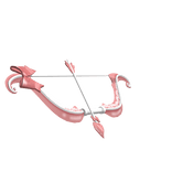 ♡ ꒰Holdable꒱Blush Cupid's Bow & Arrow